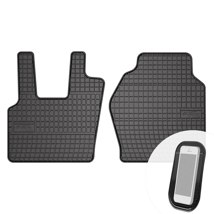 Gummimatten Auto Fussmatten Gummi Automatten Passgenau 2-teilig Set - passend für Scania R ab 2015