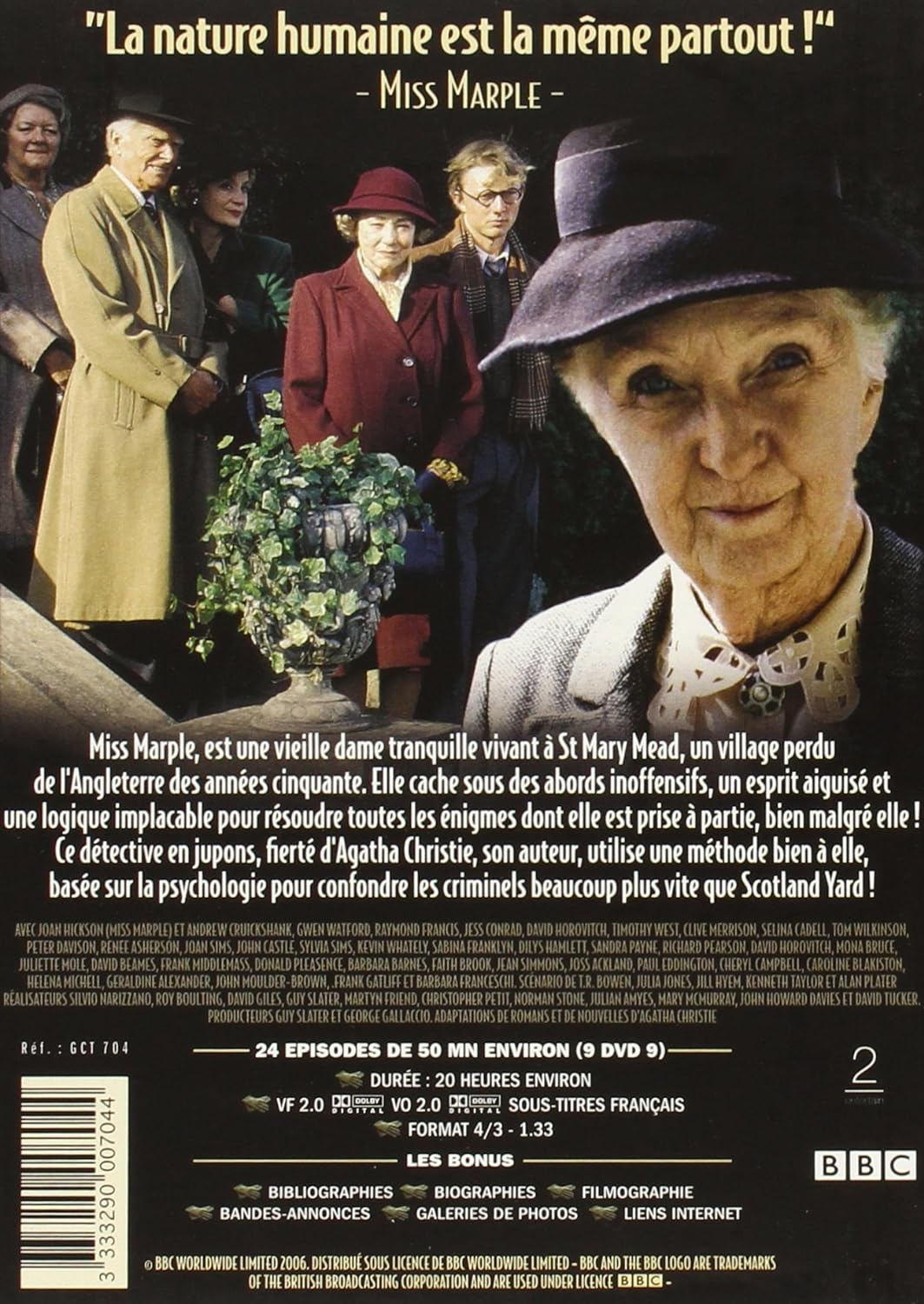 Coffret 9 DVD Miss Marple : l'integrale [FR IMPORT], DVD