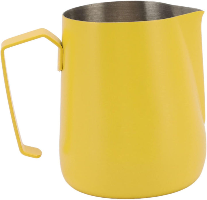 Milchkännchen, Milchaufschäumkännchen, 450 Ml, Milchaufschäumkrug aus Edelstahl 304, Dampfkrug, Milc