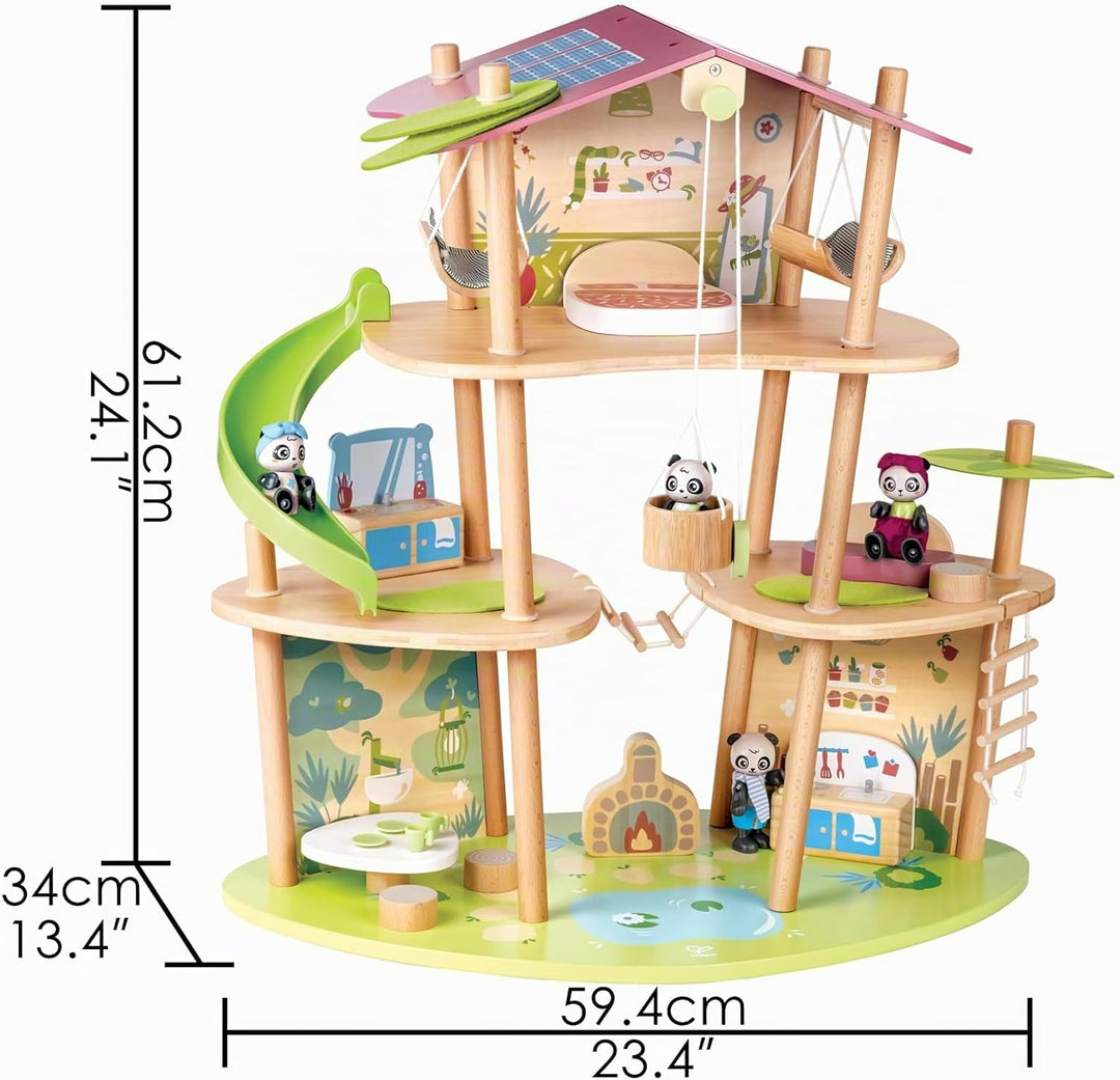 Hape Green Planet Explorers Das Bambushaus der Pandas