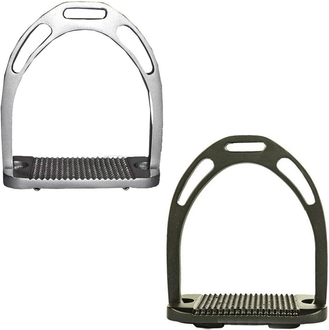 HKM 551358 Aluminiumsteigbügel Light, per Paar, Silber silber St, silber St