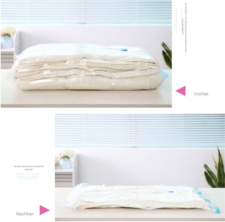Vakuumbeutel für Kleidung – 10 STK 30 x 40 cm Wiederverwendbare Kleidungs Aufbewahrungsbeutel Vakuum