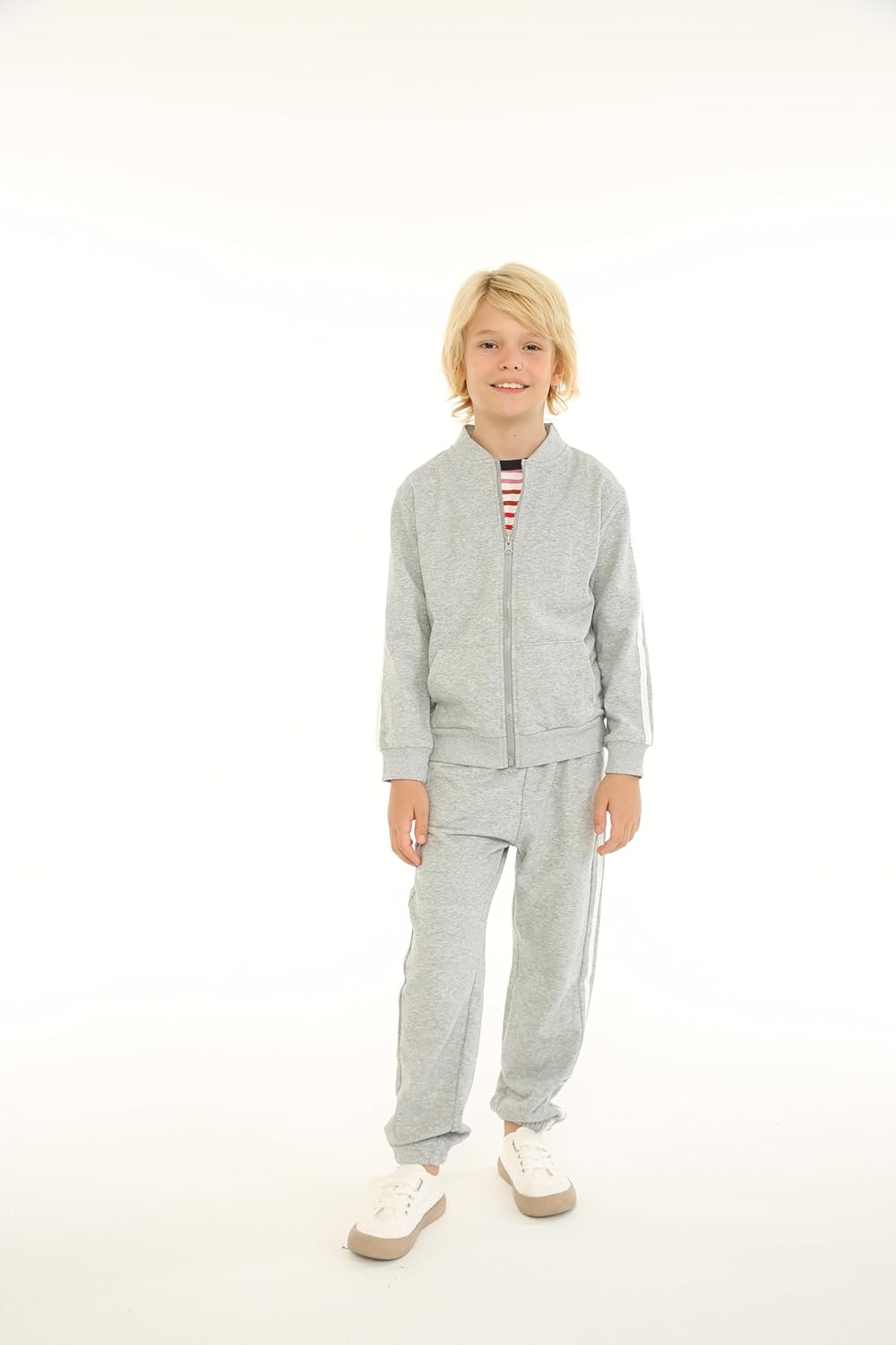 Mud Kingdom Kleine Jungs Jogger Set Langarm-Freizeitoberbekleidung Lässiges Schwarz 3 Jahre, Lä