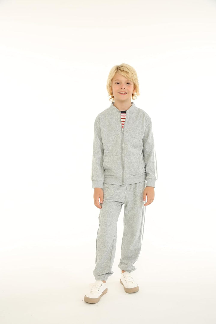 Mud Kingdom Kleine Jungs Jogger Set Langarm-Freizeitoberbekleidung Lässiges Schwarz 3 Jahre, Lä