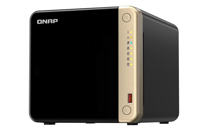 QNAP TS-464 (4G) 4 Bay NAS (Intel® Celeron® N5095 Quad-Core Prozessor Burst bis zu 2,9 GHz, 2,5GbE)