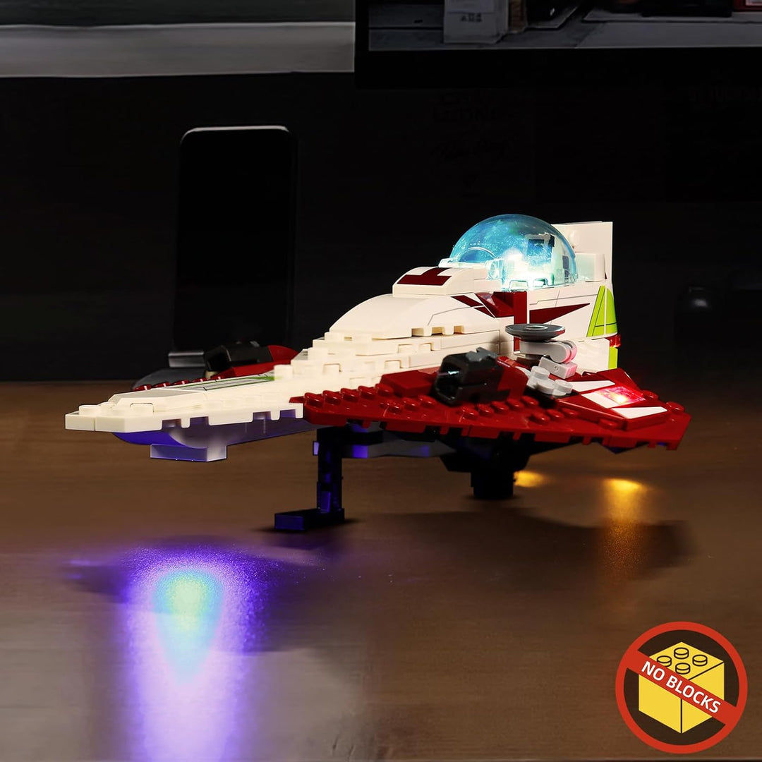 Led Licht Set für Lego 75333 Obi-Wan Kenobi’s Jedi Starfighter (Kein Lego), Dekorationsbeleuchtungss