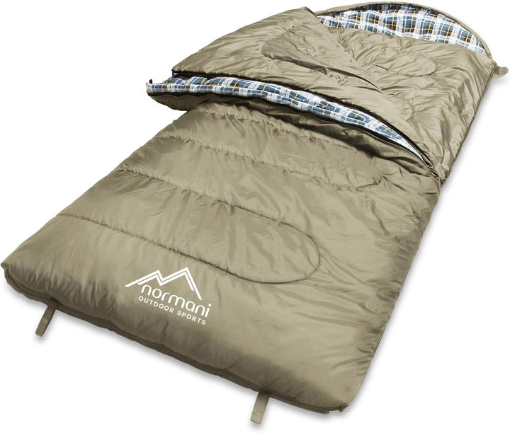 normani 4-in-1-Funktion Extrem Outdoor Schlafsack 'Antarctica' aus Nylon Rip-Stop mit 500 + 250 g/m²