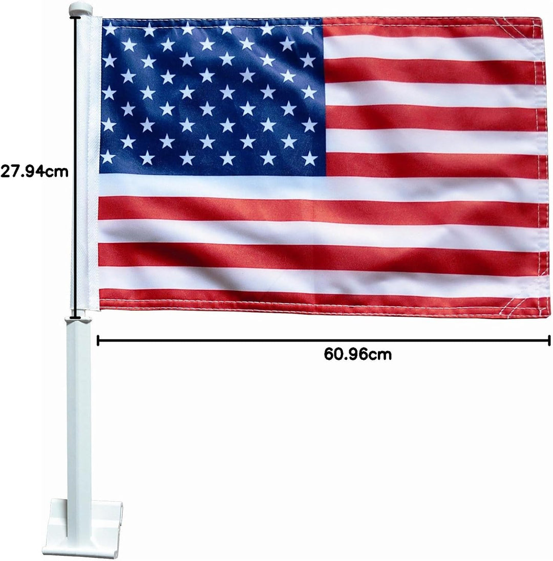 Annin Flagmakers Modell 71808 US-Autofensterflagge, hergestellt in den USA, offizielles Lizenzproduk