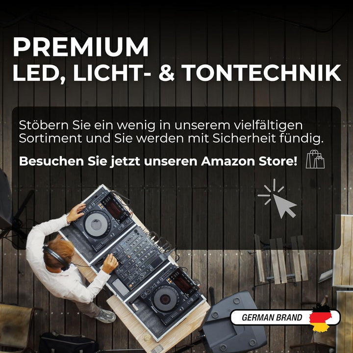 ETEC FOG 2000 LED RGB 3in1 DMX Vertikal-Nebelmaschine 1600 Watt CO2 Effekt 24x3 Watt Effektmaschine