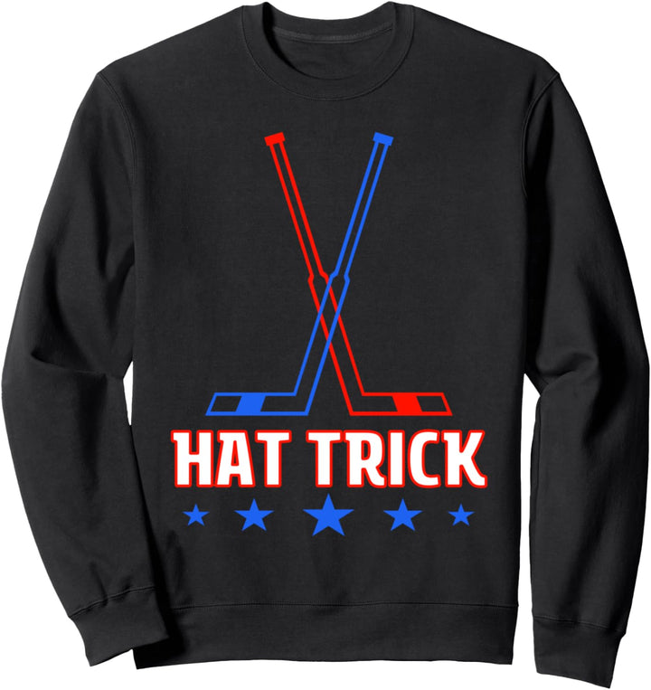 Hockey Puck Player Funny Vintage Goalie Sweatshirt