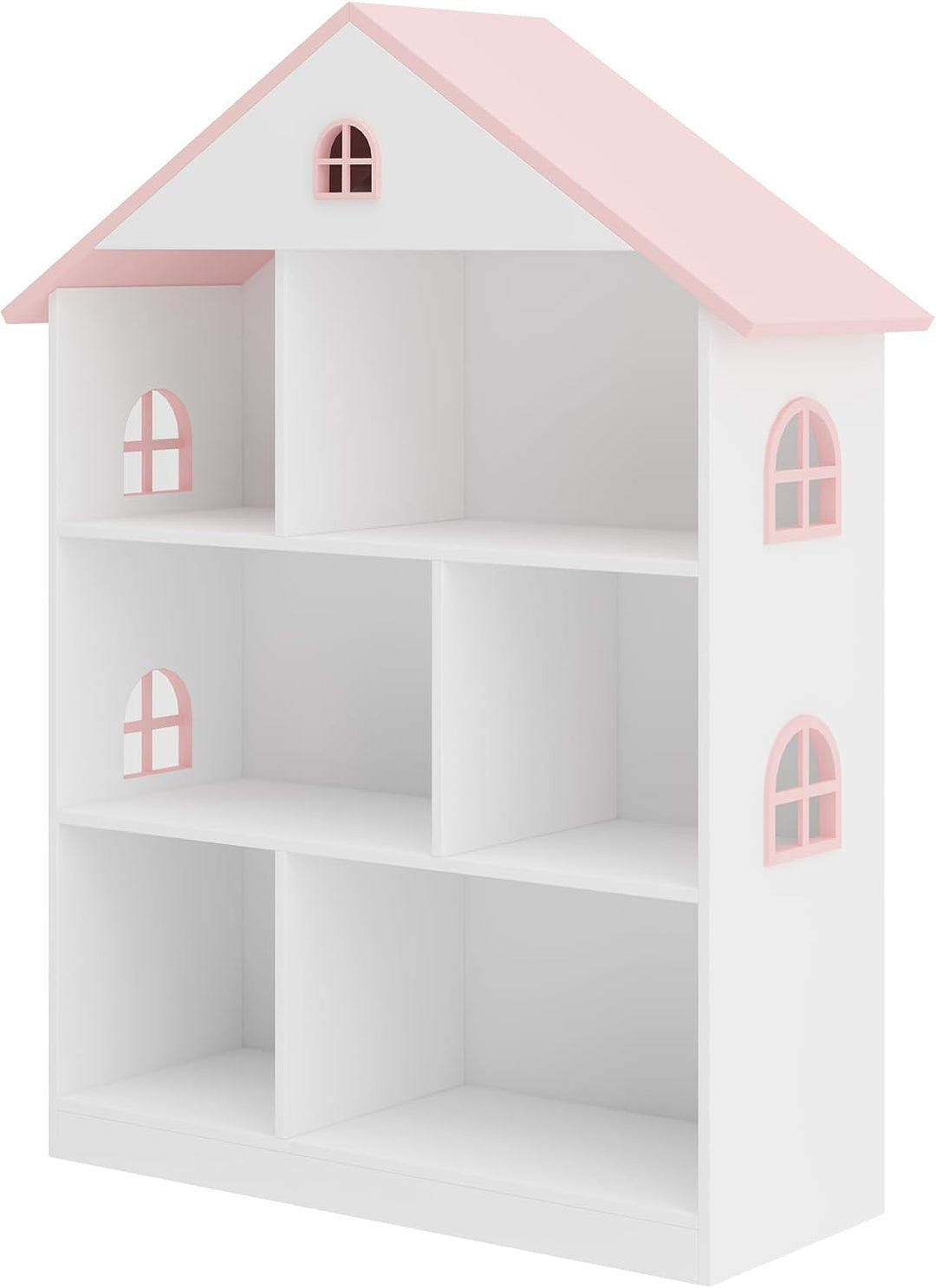 [en.casa] Kinderregal Vipsali Aufbewahrungsregal mit 6 Fächern Spielzeugregal 107 x 83 x 30 cm Kinde