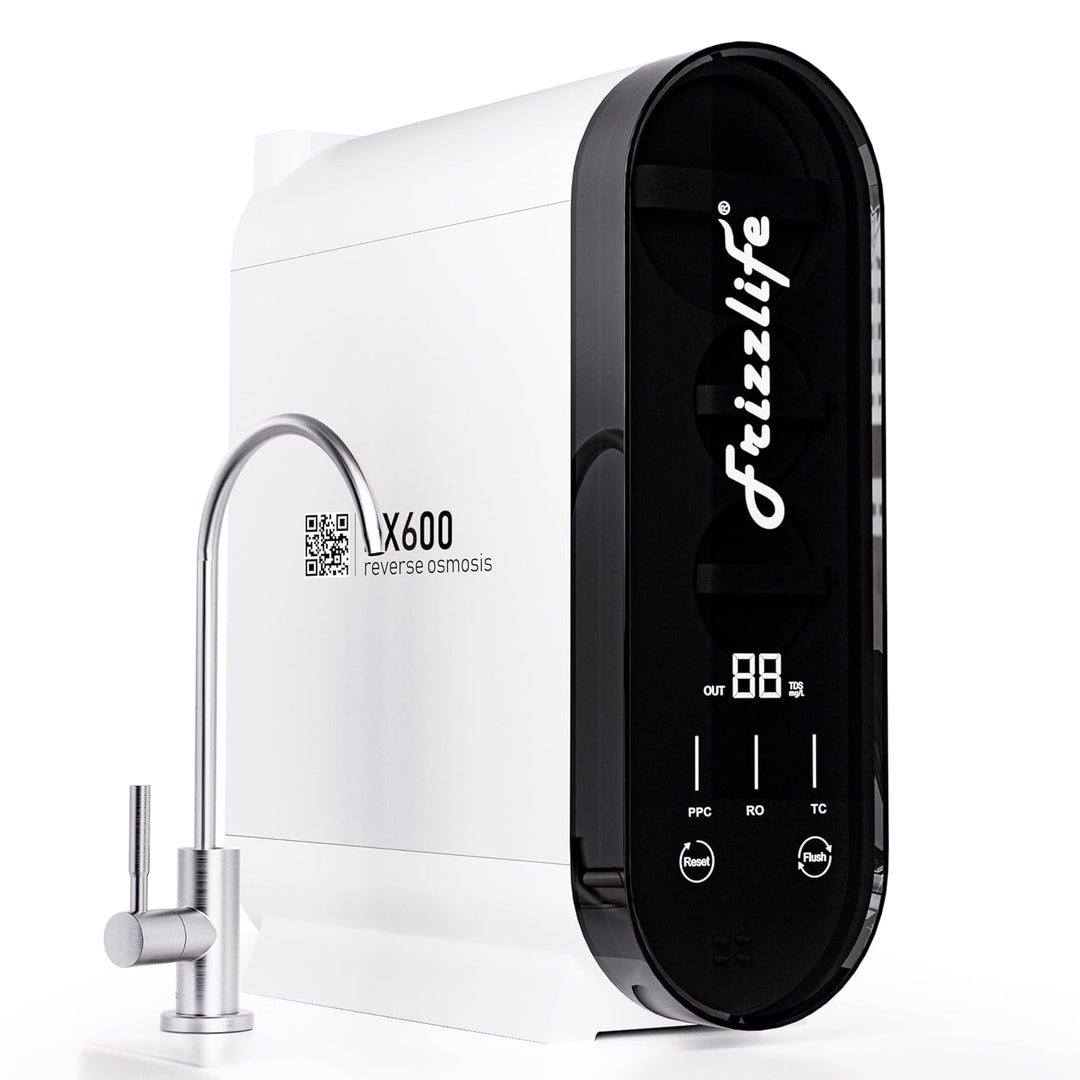 Frizzlife RO Umkehrosmose-Wasserfiltrationssystem - 600 GPD schnellen Fluss unter Waschbecken RO Was