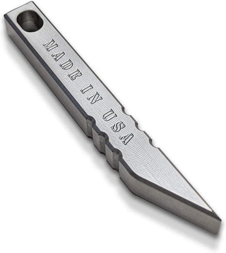 Milspin Rhino Bar EDC Mini-Hebeleisen aus Edelstahl, Schlüsselanhänger mit Schraubendreher, Boxöffne