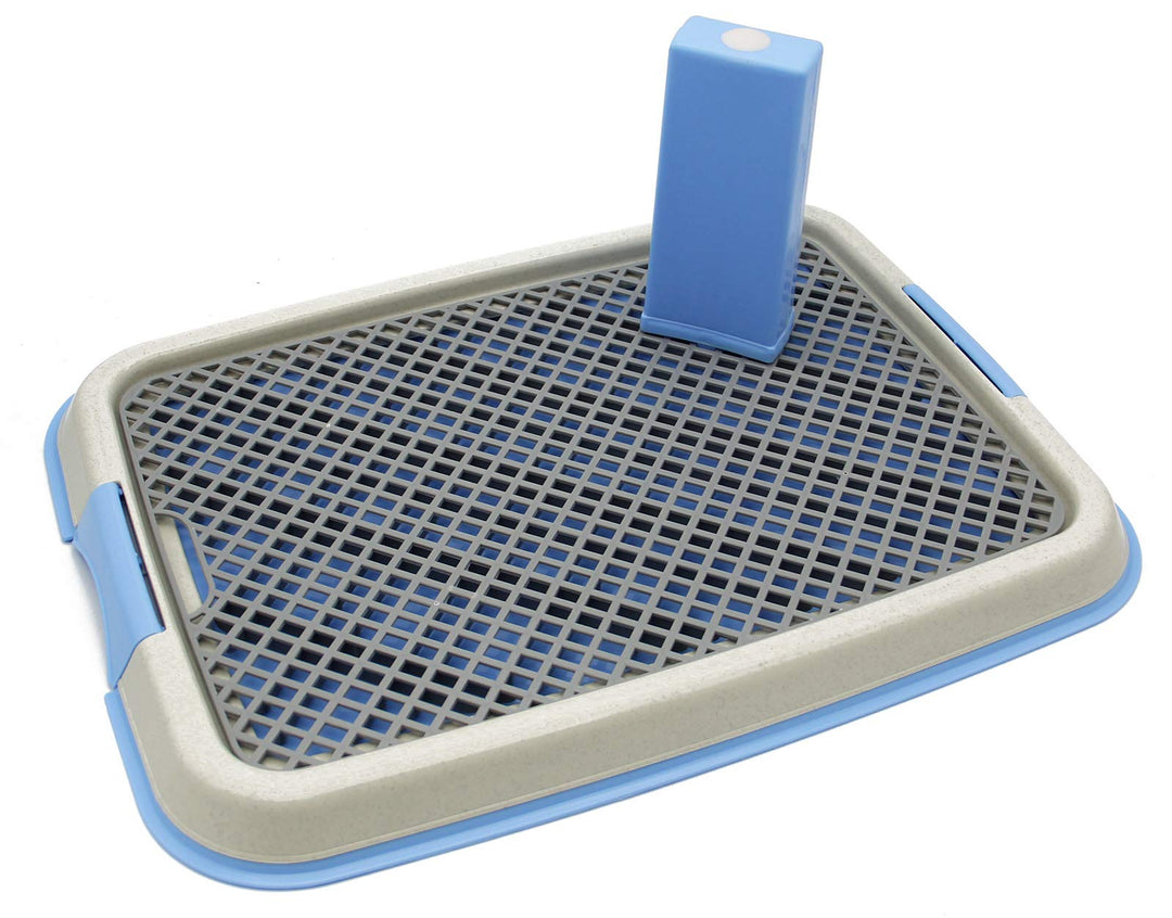 BPS Toilette für Haustiere, Hundeklo, Kunststoff, 2 Grössen M/L, Farbe zufällig M: 49 x 36 x 3 cm, M