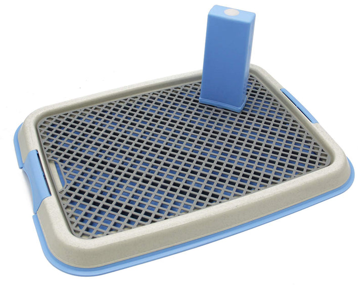 BPS Toilette für Haustiere, Hundeklo, Kunststoff, 2 Grössen M/L, Farbe zufällig M: 49 x 36 x 3 cm, M