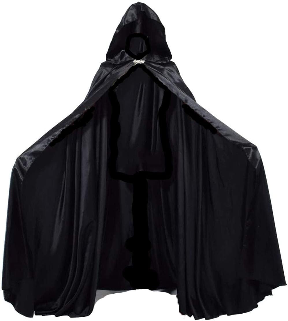 GRACEART Damen Cape Umhang Mit Kapuze Mittelalter Mantel Lang Halloween kostüm Für Hochzeit Braut Ab