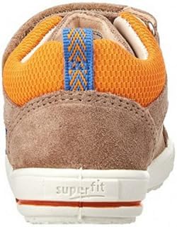 Superfit Mädchen Moppy Sneaker 19 EU Beige Orange 4000, 19 EU Beige Orange 4000