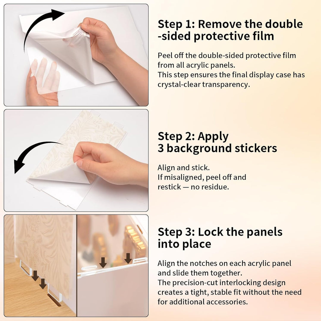 Lermende DIY Mini Museum Bilderrahmen: Mini Museum Silhouette Box