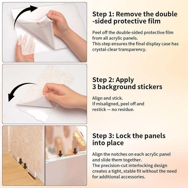 Lermende DIY Mini Museum Bilderrahmen: Mini Museum Silhouette Box