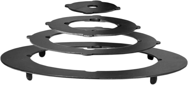 Ø44cm Uchag 2mm stahl Utschak mit Adapter-Ringe 16L Kazan rund Kasan Utschag Feldküche Feuerstelle C