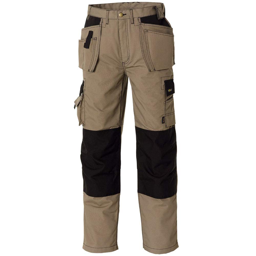 teXXor Arbeitshose Twill Bundhose T/C Panama Canvas Arbeitsbundhose khaki 24, 24