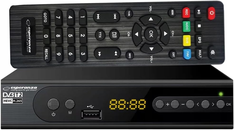 Esperanza EV106R TV Set-Top-Box-Kabel schwarz