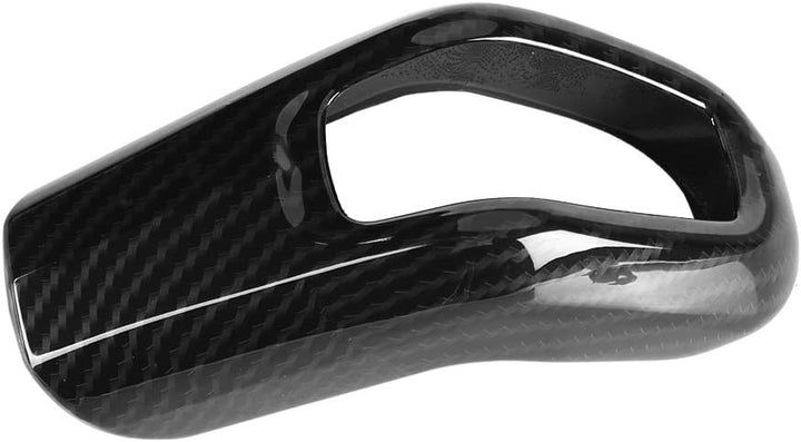 Dioche Schalthebelabdeckung Trim, Carbon Fiber Style Auto Schaltknauf Abdeckung Trim für Land Rover