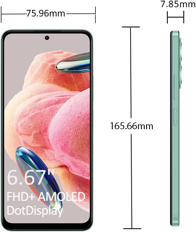 Xiaomi Redmi Note 12 Smartphone 8+128GB Rom 6.67" 120Hz AMOLED Display Snapdragon 685 6nm Prozessor