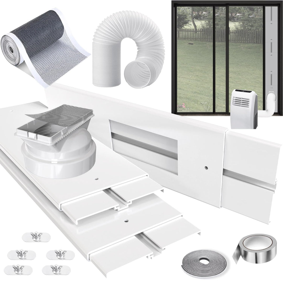 Aozzy Universelle Türabdichtung Fensterabdichtung für Mobile Klimageräte Hot Air Stop Fenster und Tü