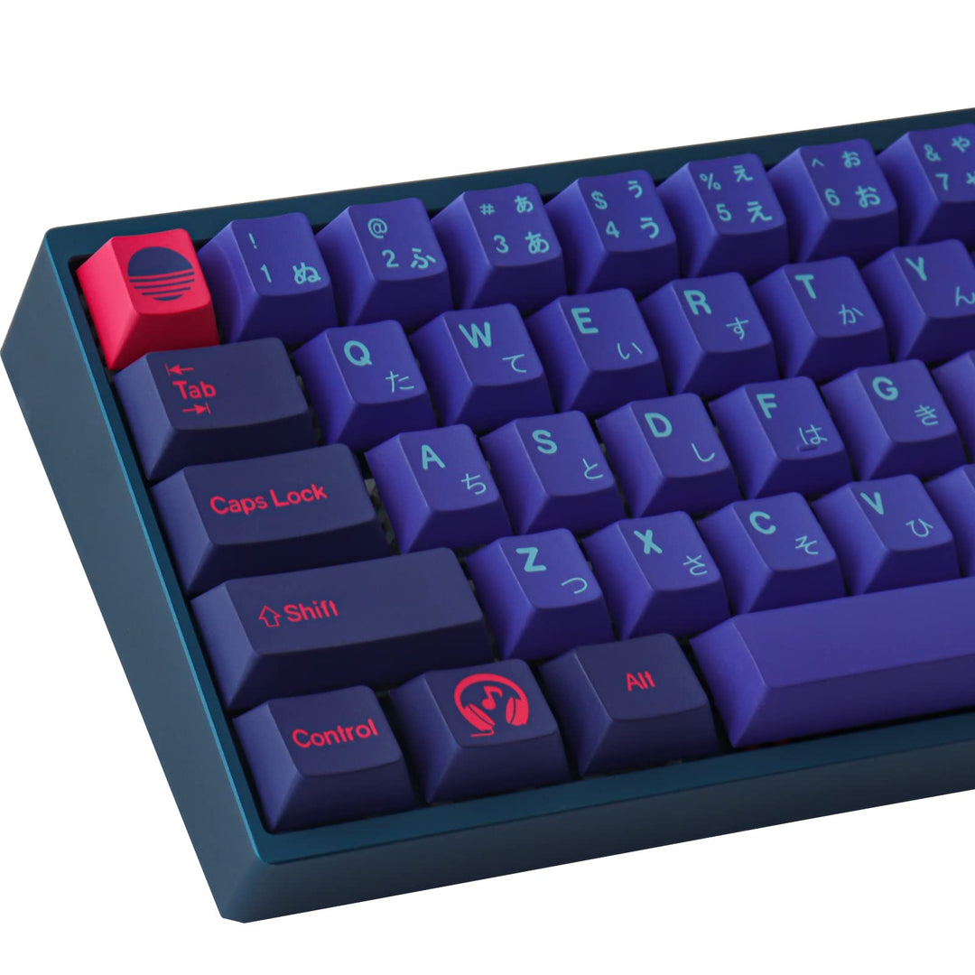 Sunzit PBT Keycaps, 159 Tasten Cherry Profile Dye Sublimation Laser Keycap mit 7U Leertaste Geeignet