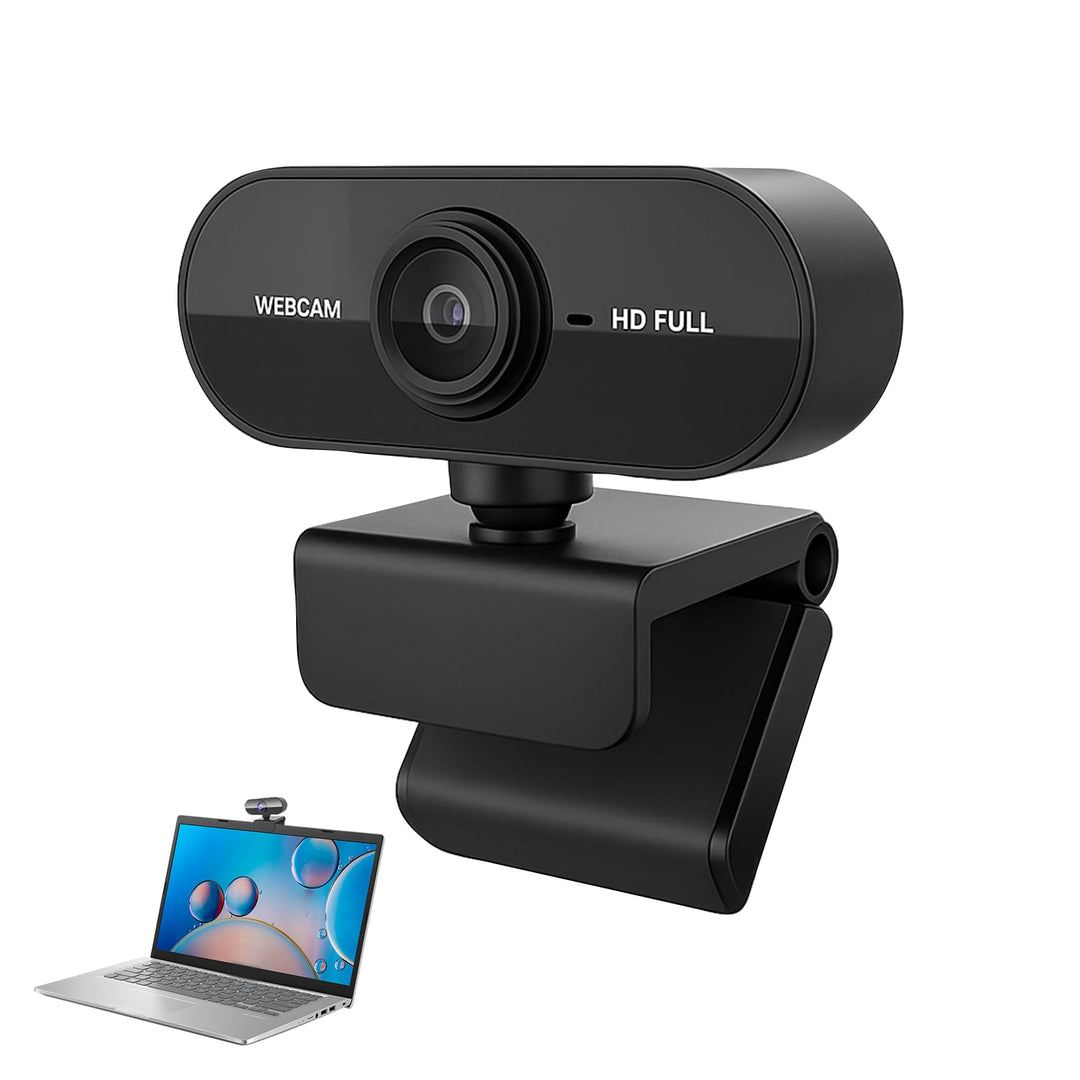 Webcam mit Mikrofon, 1080p, für Computer, Mac-Book, Microsoft Teams, Spiele und Live-Konferenzen