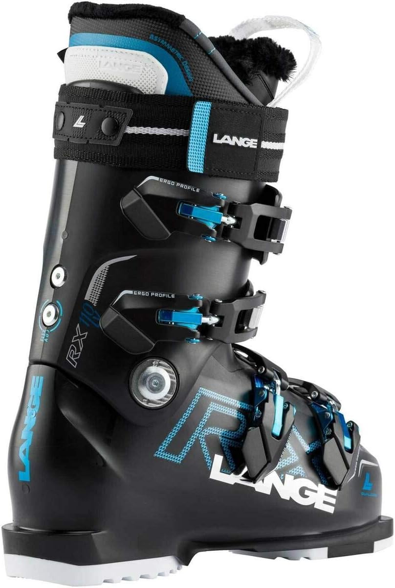 Lange RX 110 W LV (Black-ELEC. Blue) Skischuh Damen schwarz 22.5 MP, 22.5 MP