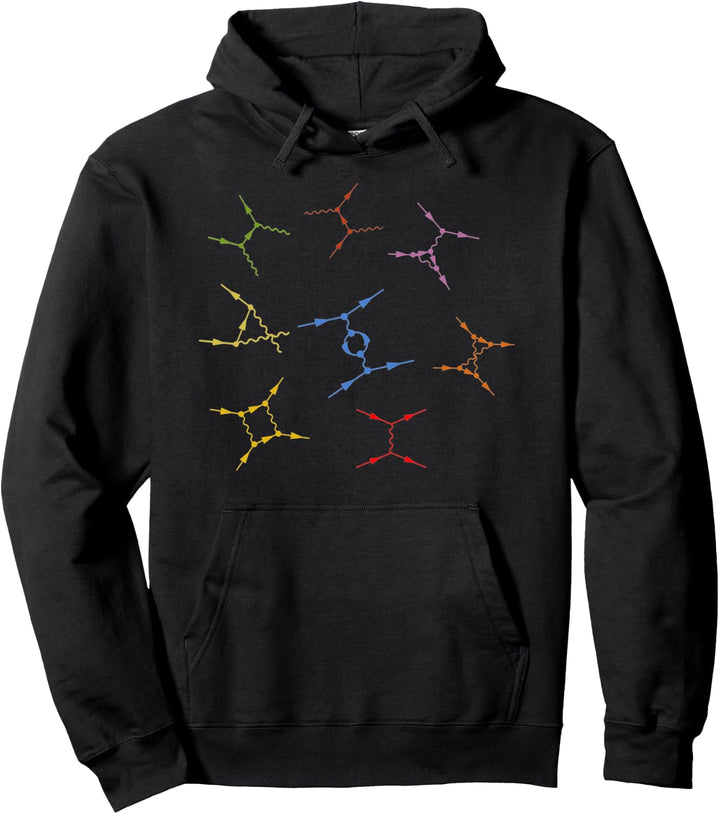 Quantenphysik Feynman Diagramme, Physik und Wissenschaft Grundlagen Pullover Hoodie