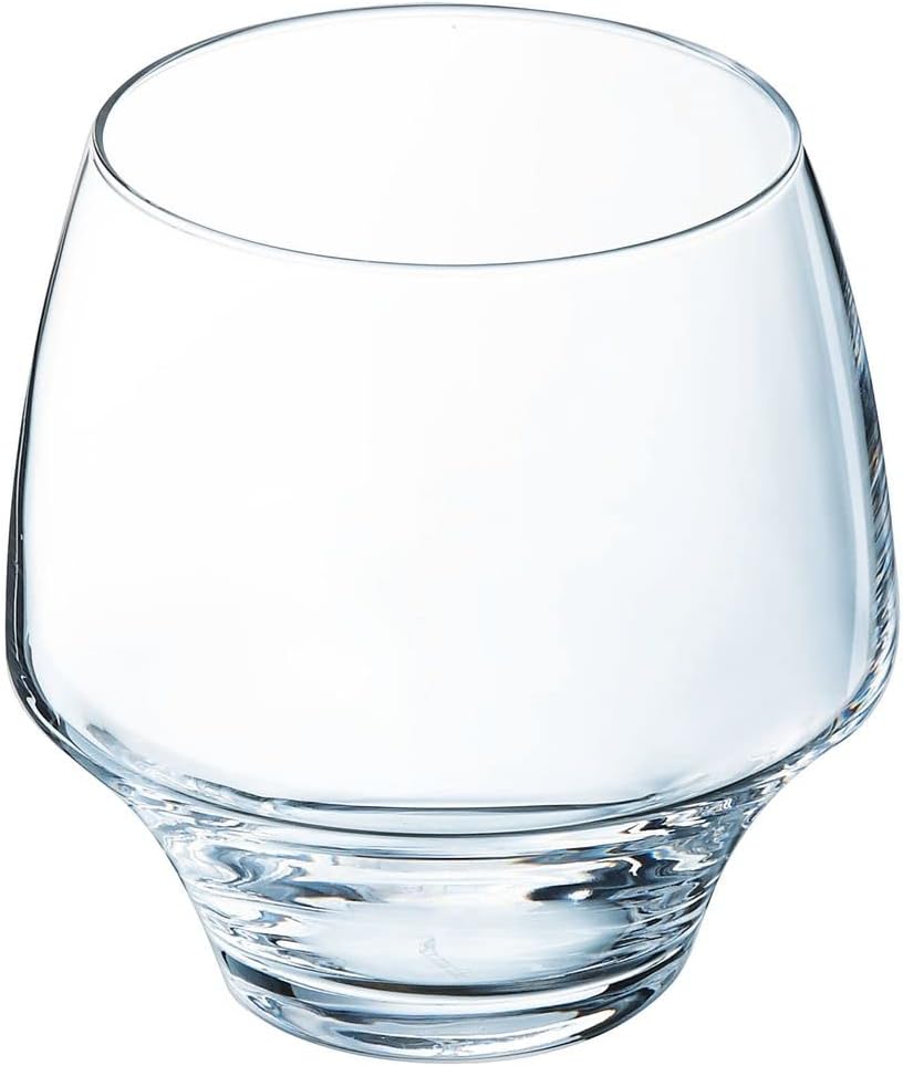 Chef & Sommelier UI033  Open Up Becher, niedrige Form, aus Kwarx, transparent, 38 cl, 6 Stück 9.5 x