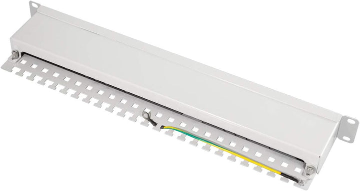 LogiLink Professional EconLine Cat.6 (250 MHz) Patchpanel - Verteilerfeld, 19", STP (geschirmt) 16-P