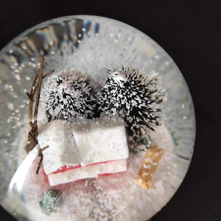 Heaven Sends Schneekugel mit Weihnachtsmusik mit Hirsch