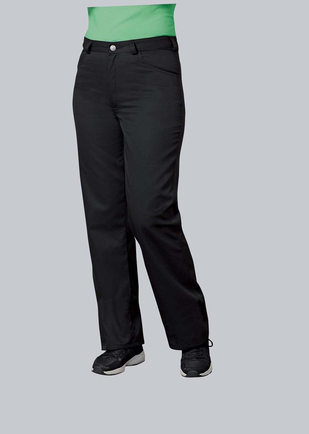 BP 1643-400-32-Ln Unisex-Hose, Jeans-Stil mit verstellbarem Gummizug hinten, 215,00 g/m² Stoffmischu