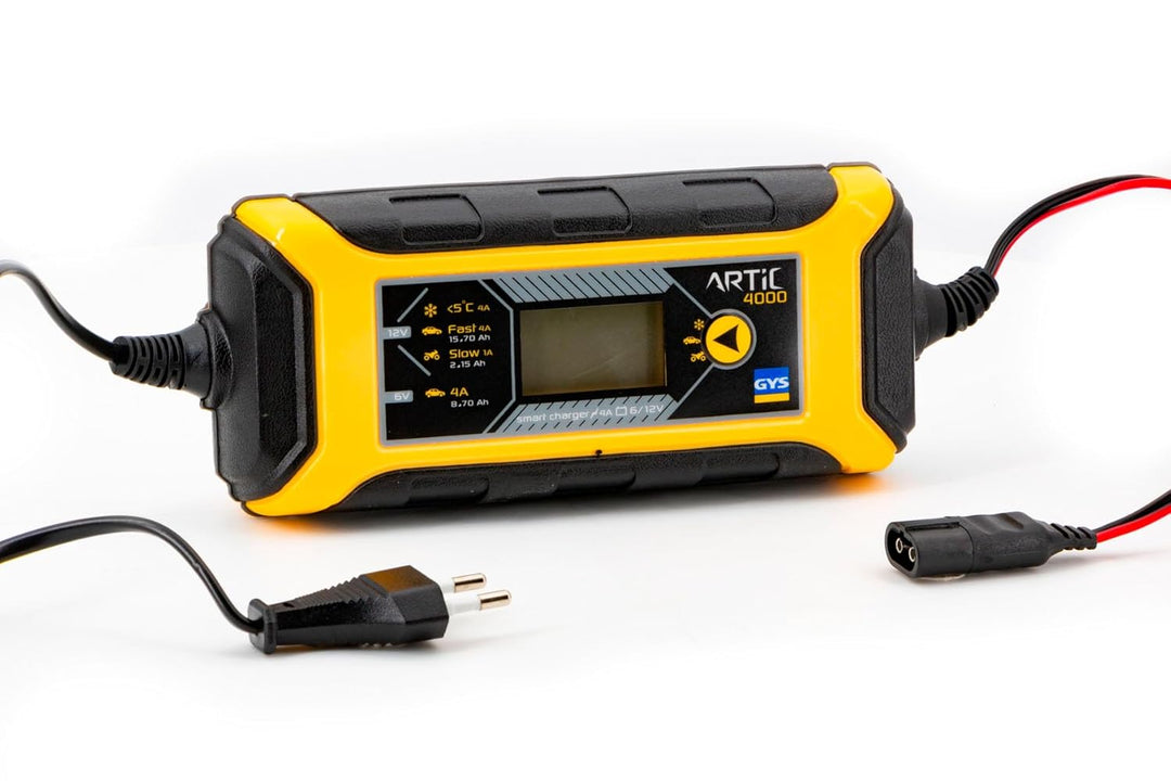 GYS Ladegeräte Mikroprozessor gesteuertes, automatisches Ladegerät Batterieladegeräte für Fahrzeuge