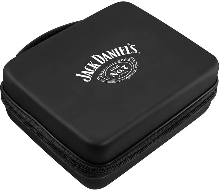 Jack Daniel's Offiziell lizenzierte Strong Luxor EVA Darts Schutzhülle | Weiss (W368), Schwarz , Jac
