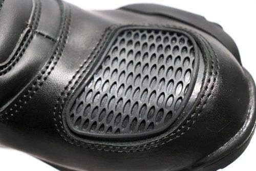 Kimo Kinder Motorradstiefel Protect Boots (Schwarz, 32)