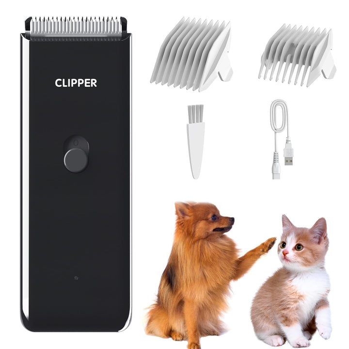 Profi Haarschneidemaschine für Hund Katze, Leise Hundeschermaschine mit Keramische Klinge, Elektrisc