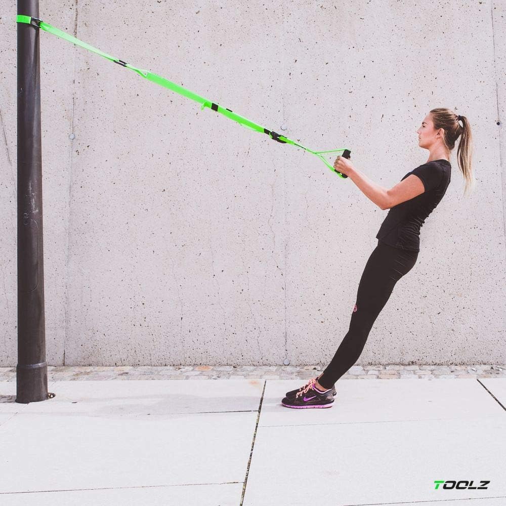 TOOLZ Sling Trainer – Schlingentrainer für EIN effektives Ganzkörperworkout – Widerstandstrainer mit