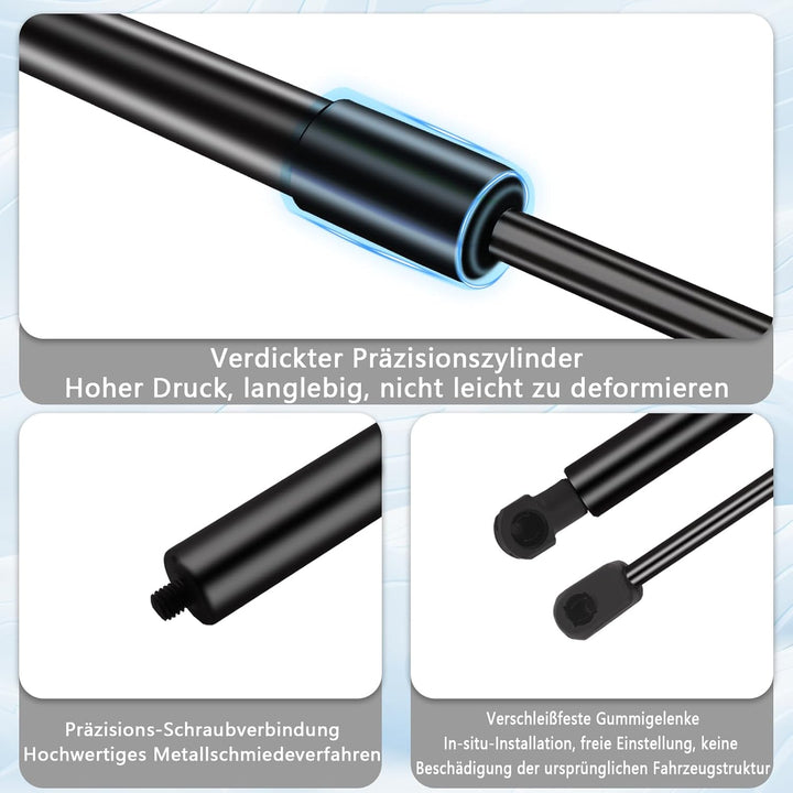 2Pcs Heckklappendämpfer für Duster 2010-2020 Kofferraum Dämpfer Gasdruckdämpfer Gasfeder Heckklappe
