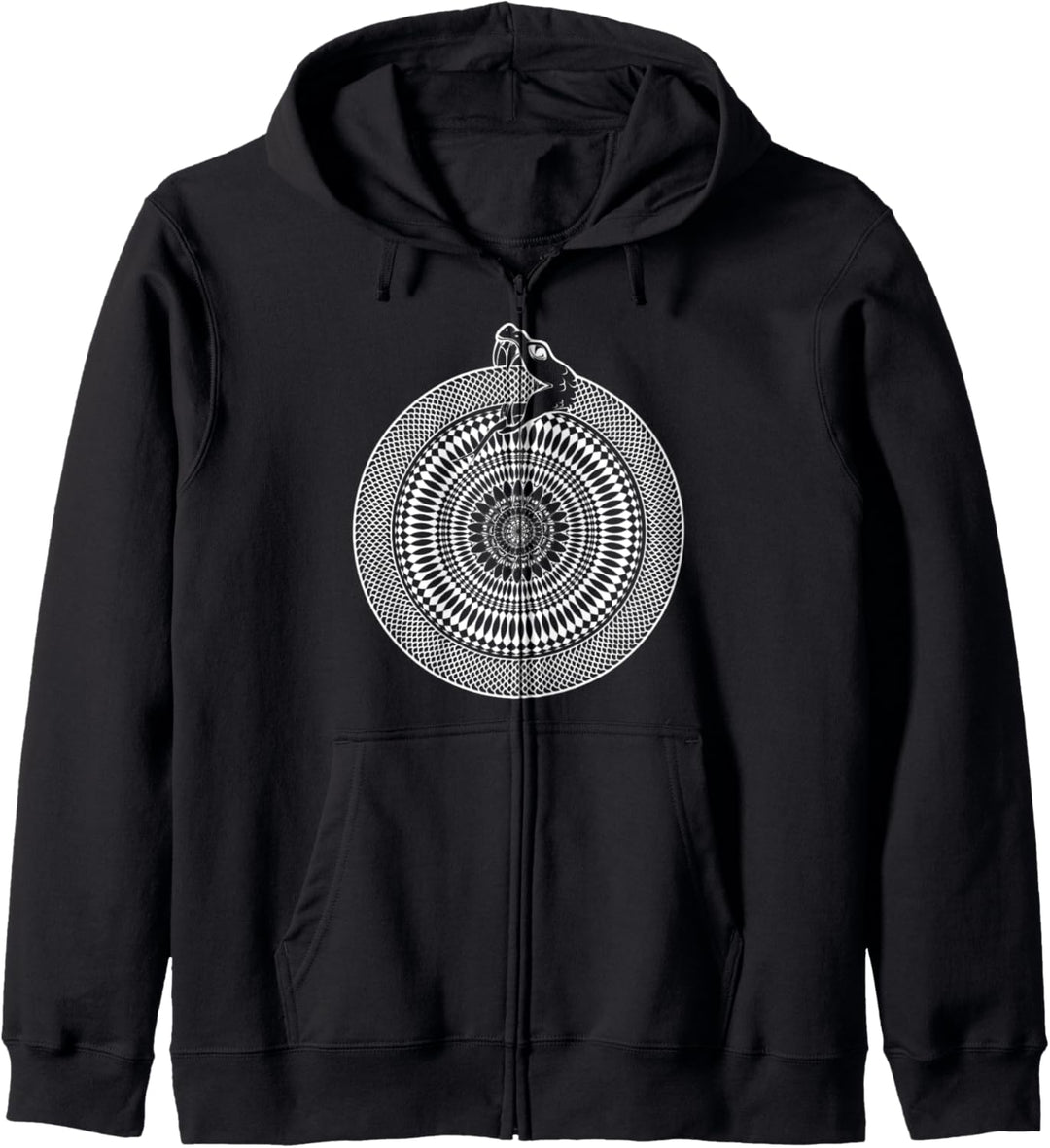 Ouroboros Schlange Heraldik Okkultismus Magie Geschenk Kapuzenjacke