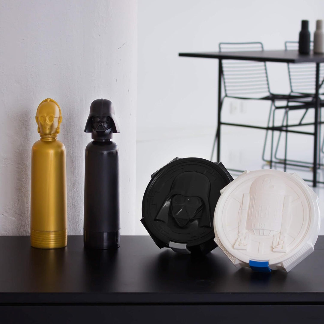 Room Copenhagen RCS30300003 Trinkflasche C-3PO Star Wars 0,5 L, Polypropylen, Gold, 20 x 20 x 10 cm