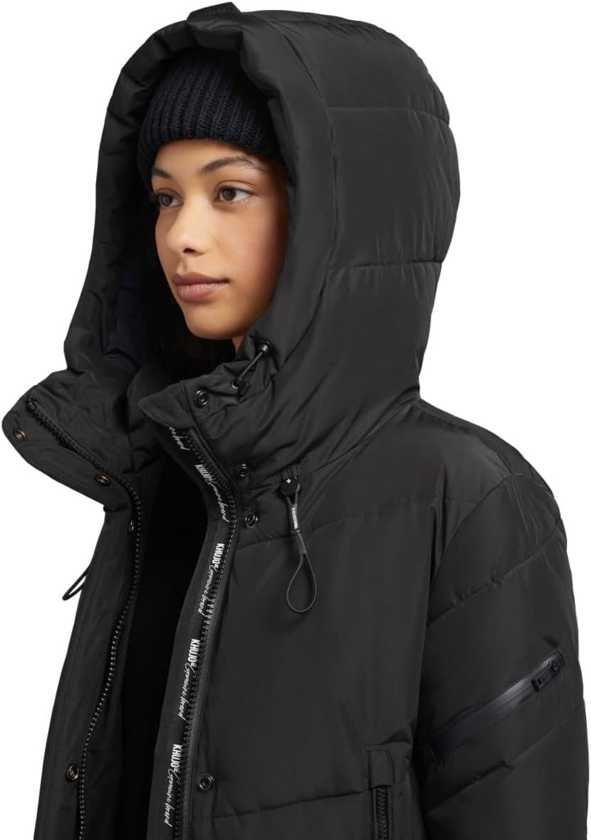 khujo Damen Steppmantel Sonje 5 XS Schwarz, XS Schwarz