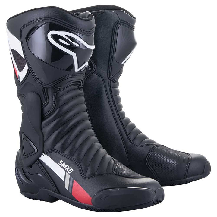 Alpinestars SMX 6 V2 sportliche Motorradstiefel 42 EU Schwarz, 42 EU Schwarz