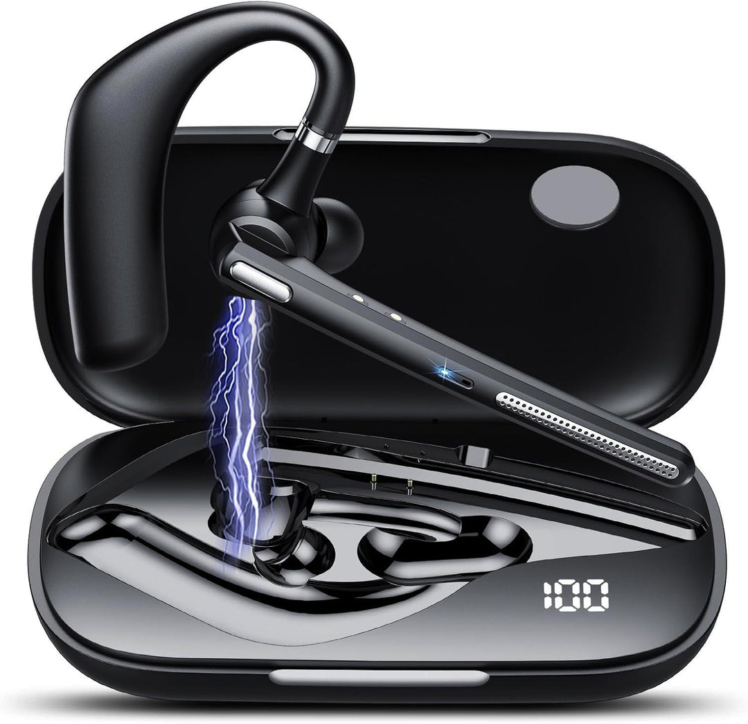 CASCHO Bluetooth Headset Telefon mit Mikrofon Bluetooth Kopfhörer Kabellos,48Hrs Talk Wireless Heads