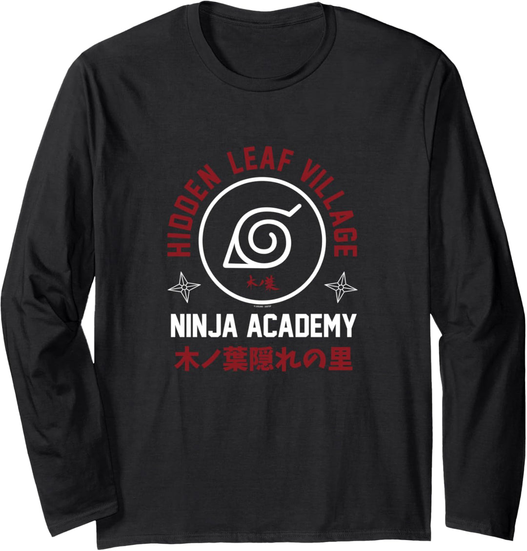 Naruto Shippuden Ninja Academy Langarmshirt
