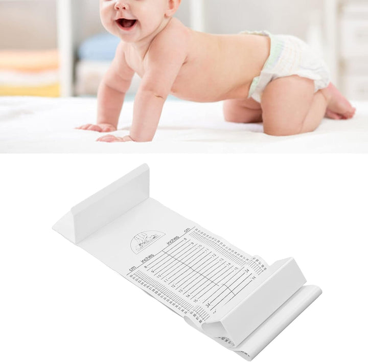 Folanda Messmatte für Kleinkinder, Zusammenklappbares, Waschbares Baby-Infantometer, Höhenlineal für